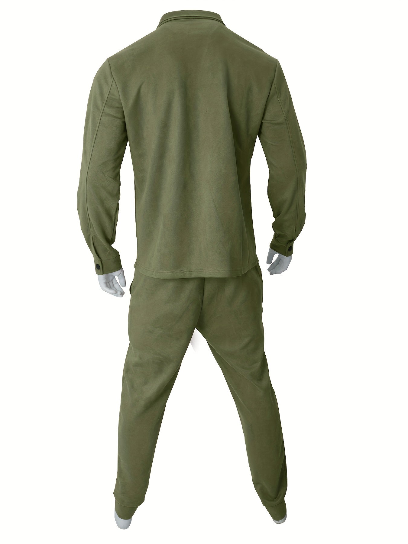 Versatile Cotton Blend Set: Shirt & Joggers" - Comfortable, Stylish, Easy Care