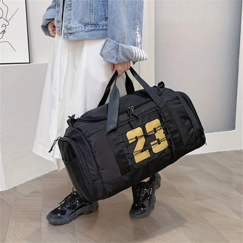 Large Capacity Portable Sports Bag - Multifunctional Travel Duffel - Nylon Material