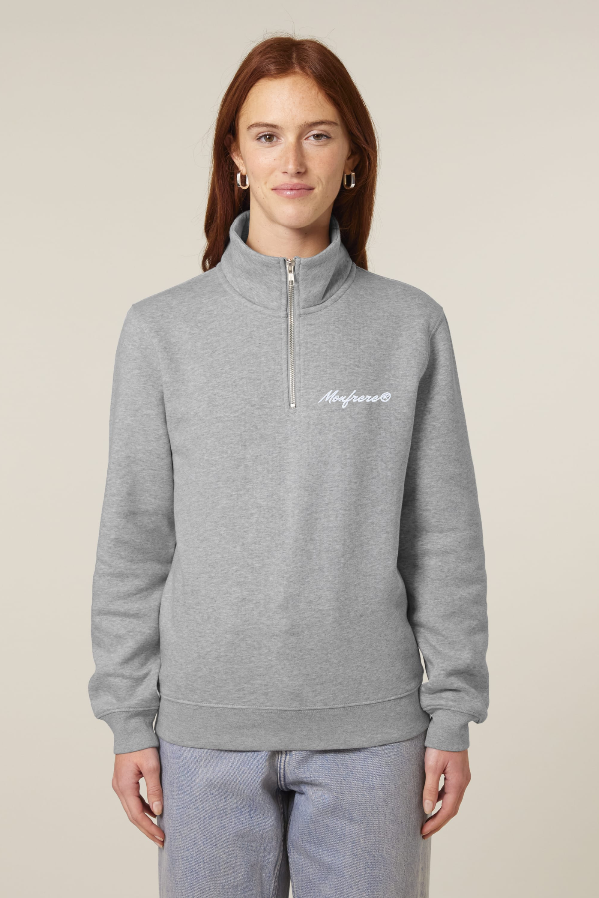 White Label Stick Unisex-Quarter-Zip-Sweatshirt