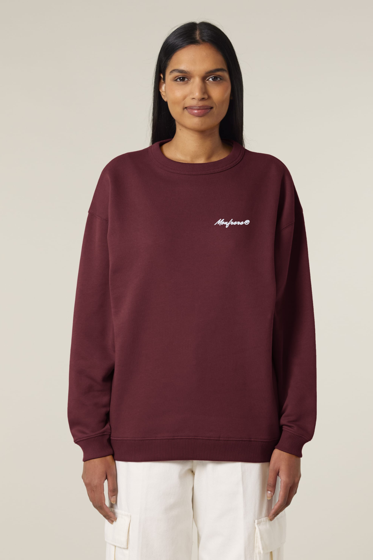 White Label Stick Oversize Damen-Crewneck-Sweatshirt