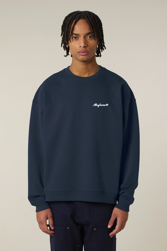 White Label Stick Oversize-Crewneck-Sweatshirt