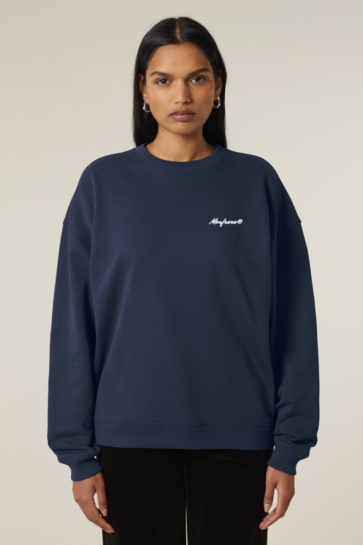 White Label Stick Oversize-Crewneck-Sweatshirt