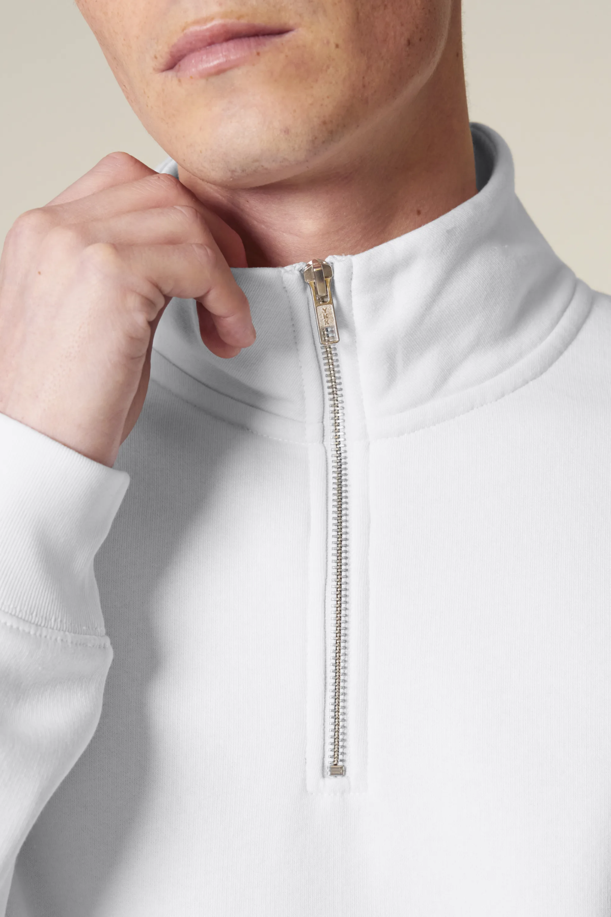 White Label Stick Unisex-Quarter-Zip-Sweatshirt