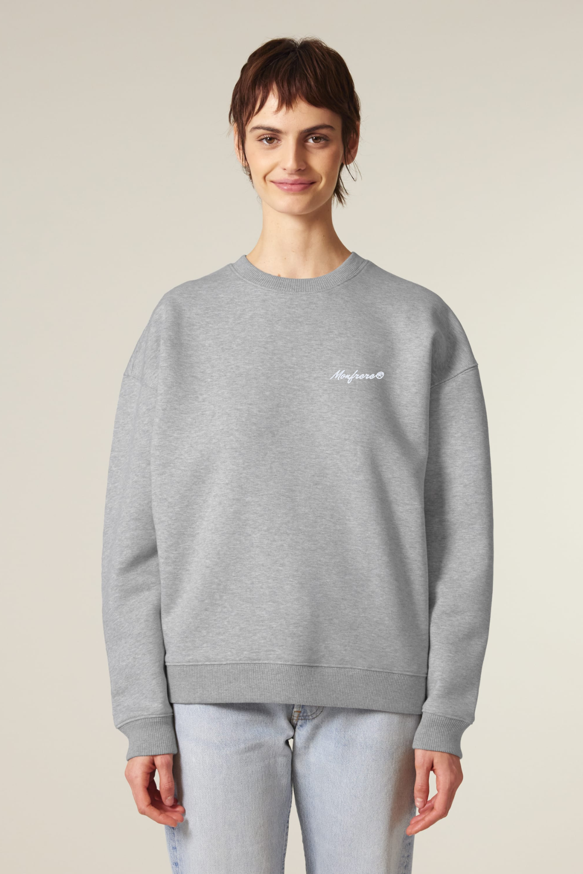 White Label Stick Oversize-Crewneck-Sweatshirt