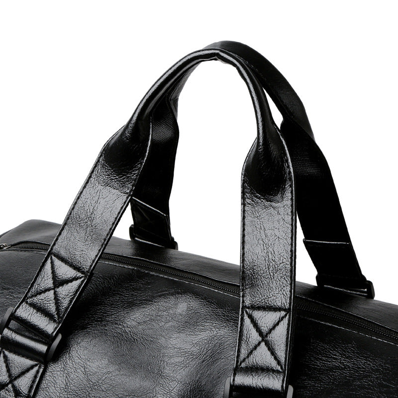 Versatile PU Leather Travel Bag - Ideal for Fitness, Yoga, Sports & Travel!