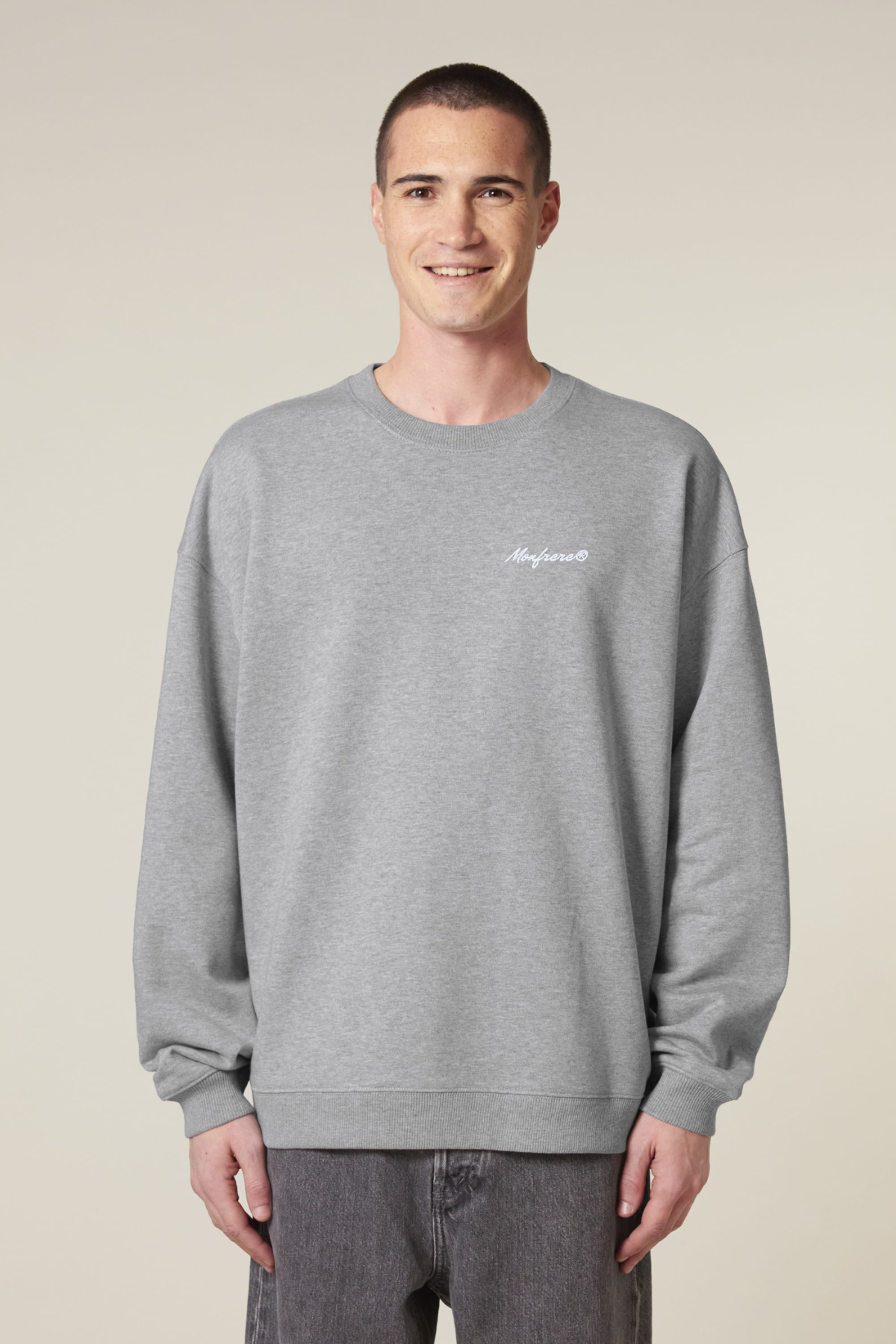 White Label Stick Oversize-Crewneck-Sweatshirt