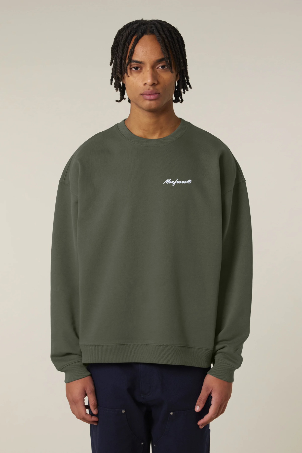 White Label Stick Oversize-Crewneck-Sweatshirt