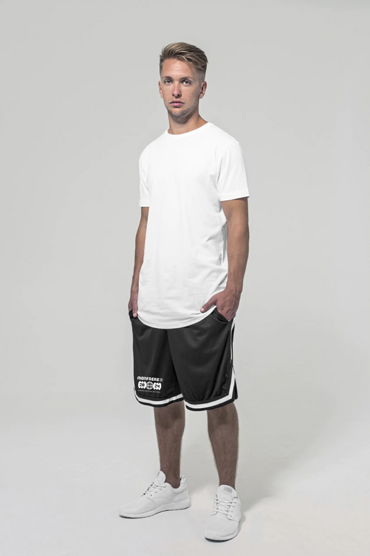 TWO-TONE MESH SHORTS