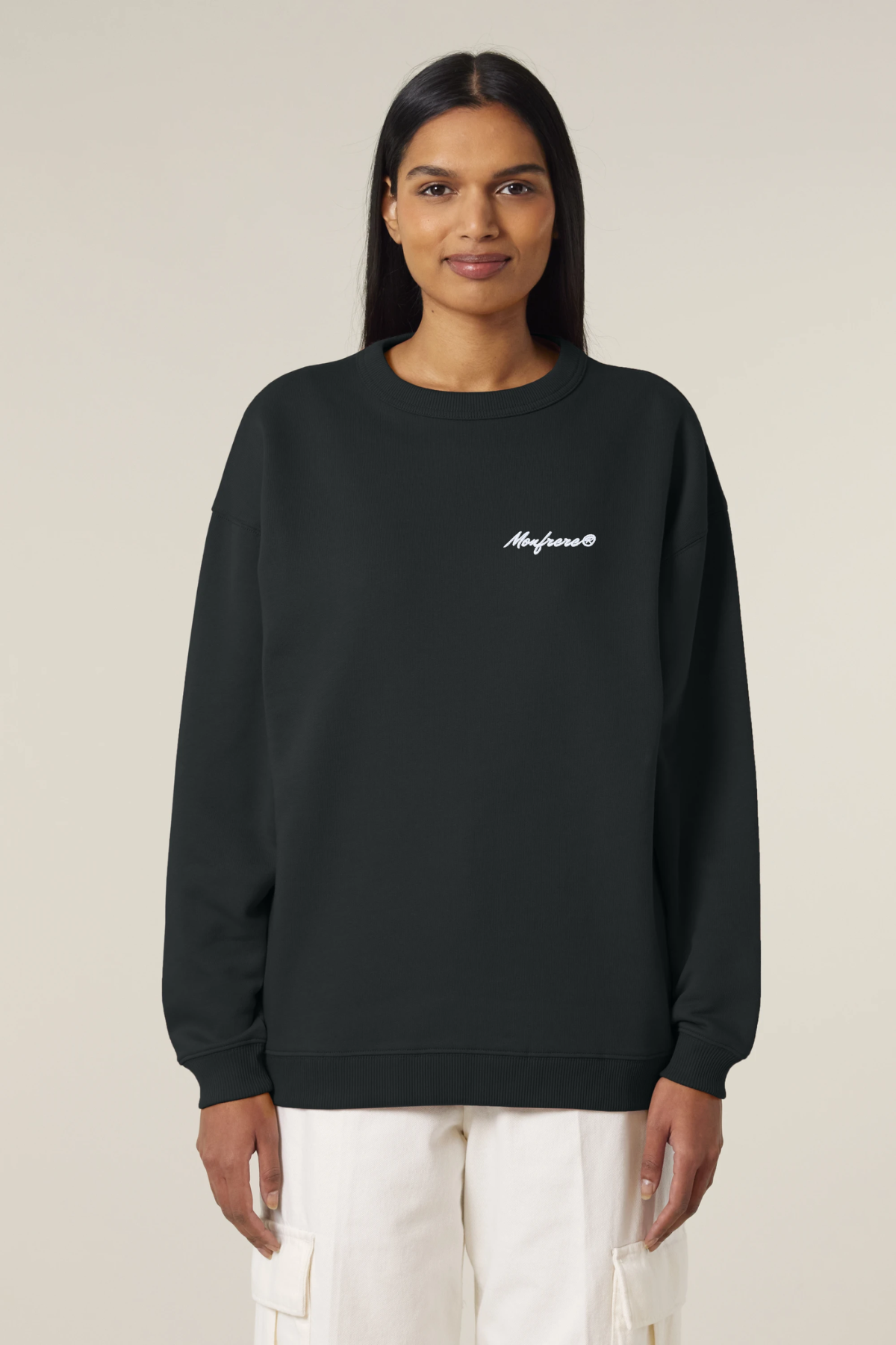 White Label Stick Oversize Damen-Crewneck-Sweatshirt