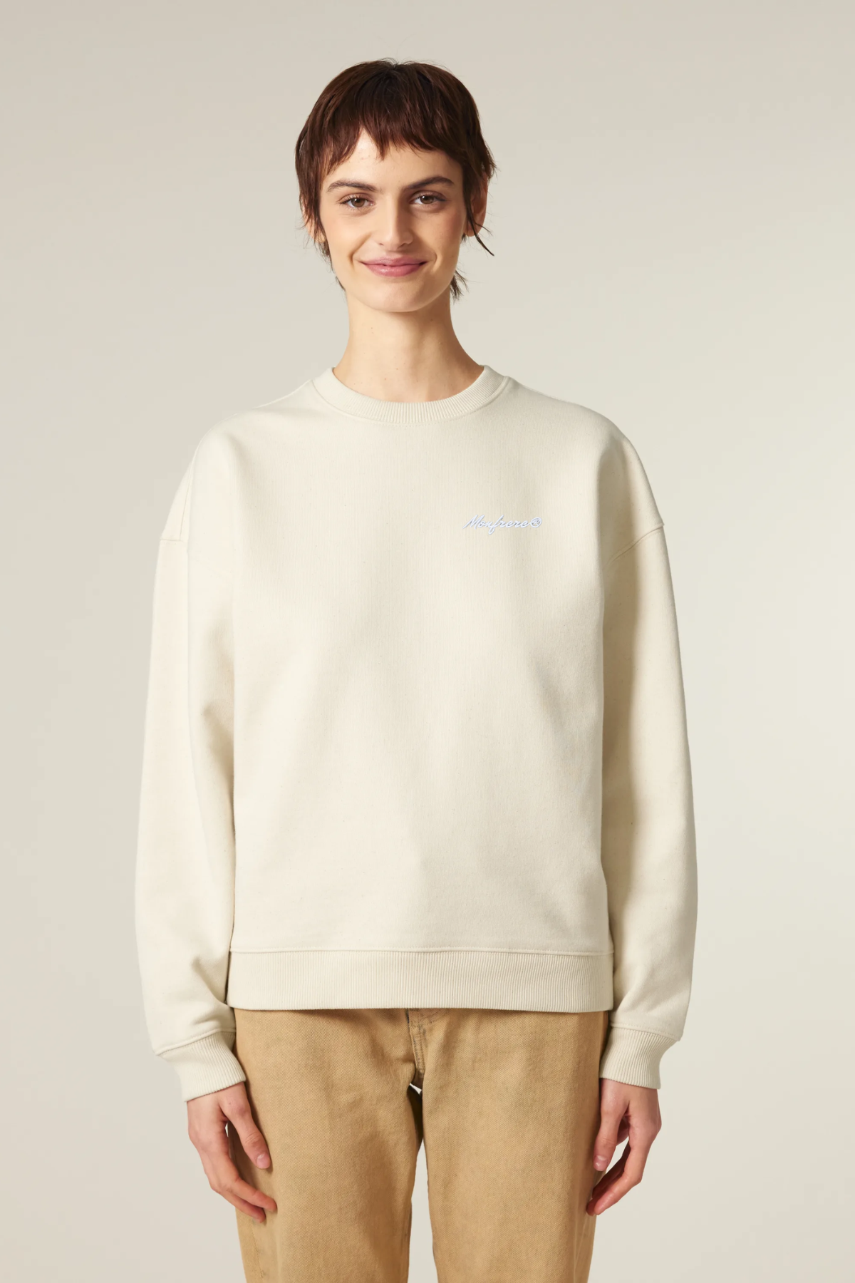 White Label Stick Oversize-Crewneck-Sweatshirt