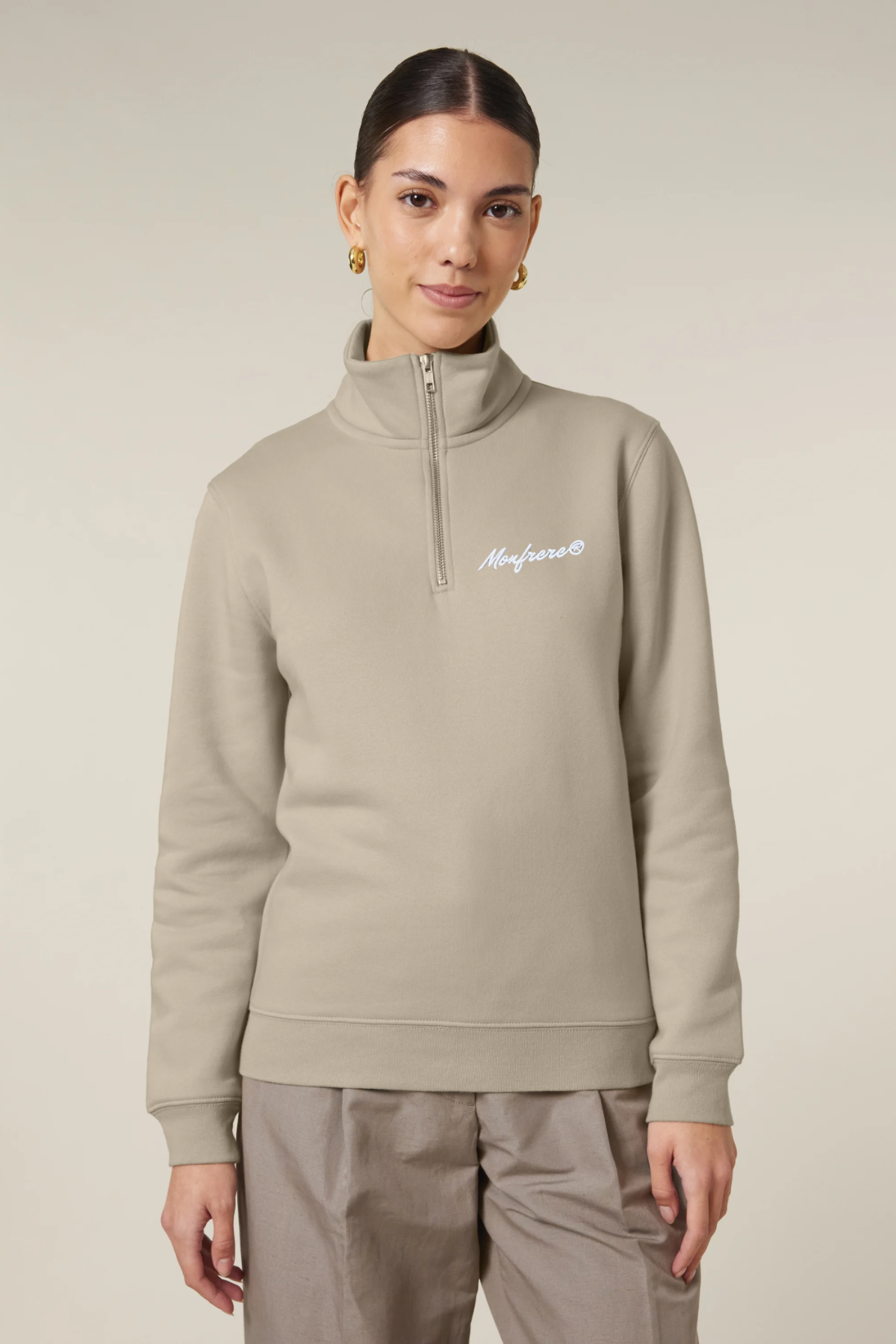 White Label Stick Unisex-Quarter-Zip-Sweatshirt