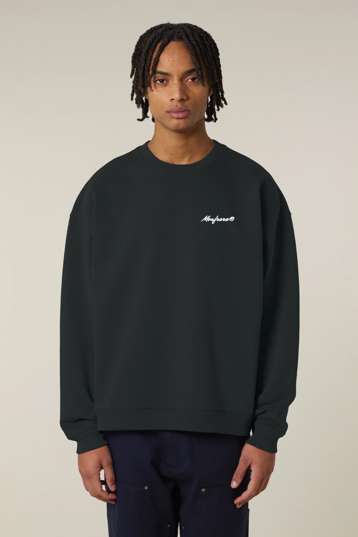 White Label Stick Oversize-Crewneck-Sweatshirt