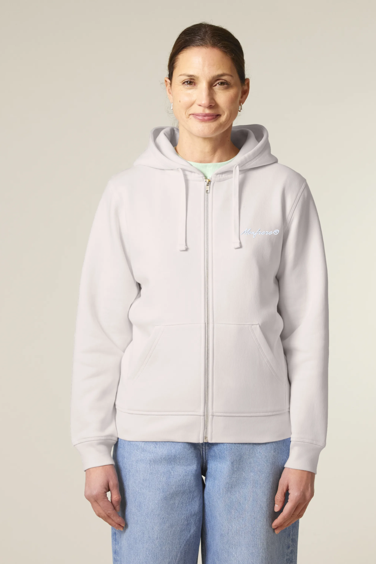 White Label Stick Iconic Unisex-Zip-Hoodie