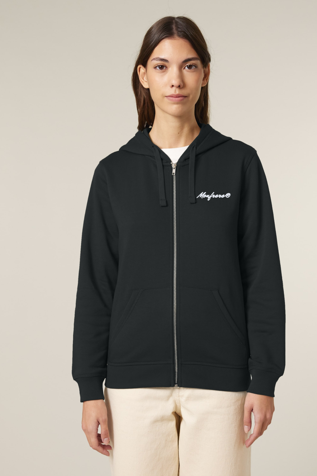 White Label Stick Iconic Unisex-Zip-Hoodie