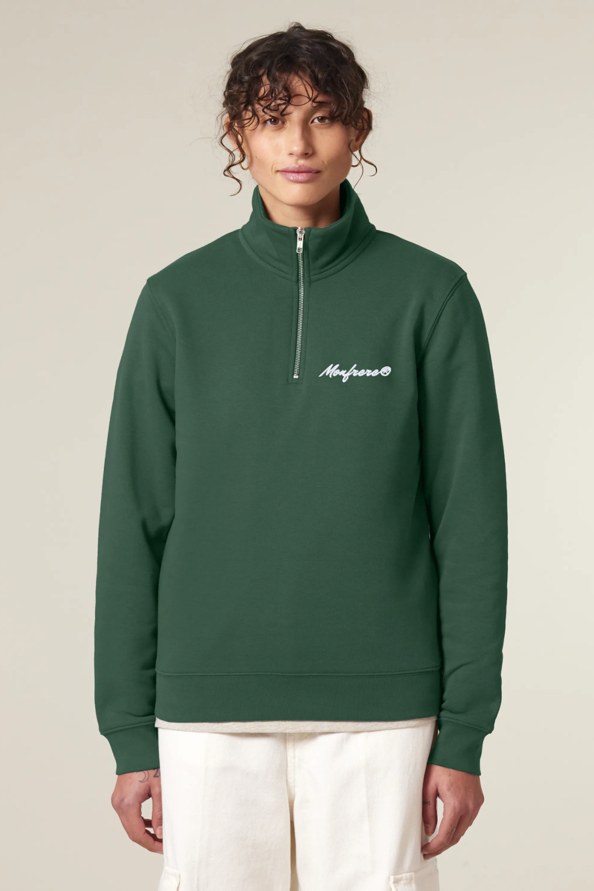 White Label Stick Unisex-Quarter-Zip-Sweatshirt