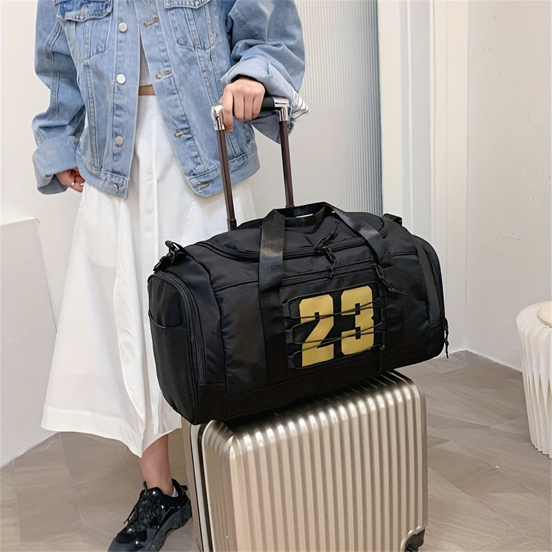 Portable Large Capacity Sports Gym Bag, Multifunctional Travel Bag, Shoulder Bag for Business Trip