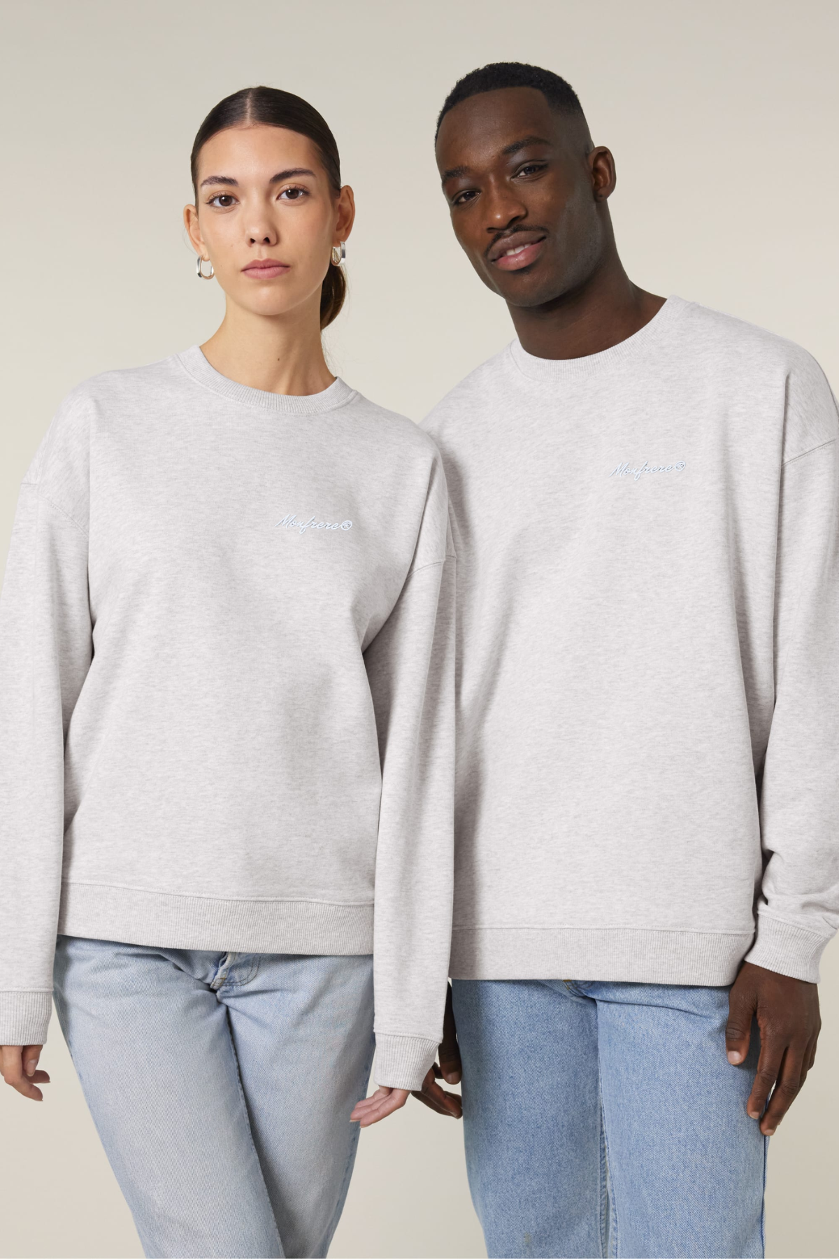 White Label Stick Oversize-Crewneck-Sweatshirt