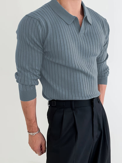Vintage Knit Pullover for Men - Perfect for Fall & Winter