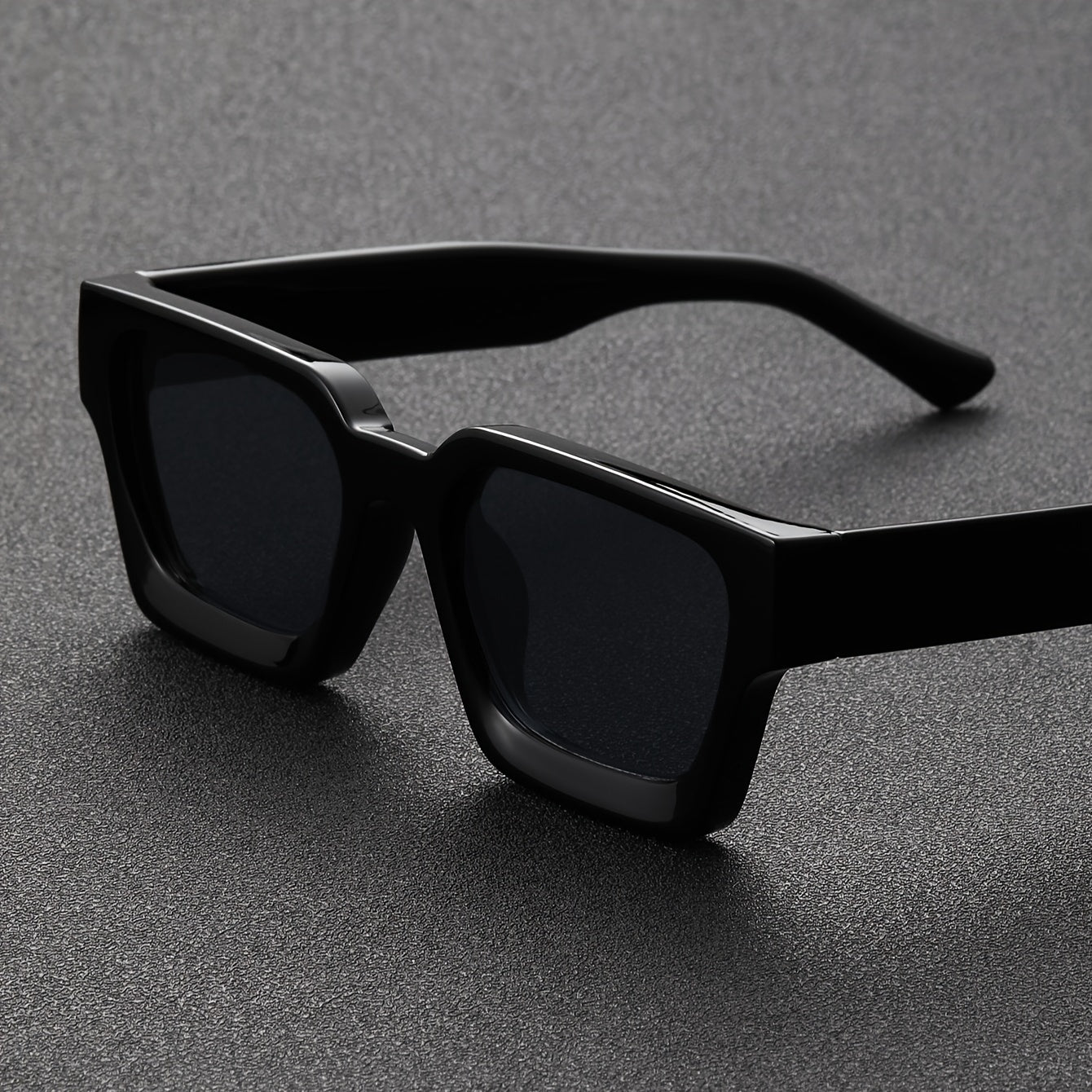 Stylish Y2K Sunglasses for Men - Thick Square Frame - Versatile Design