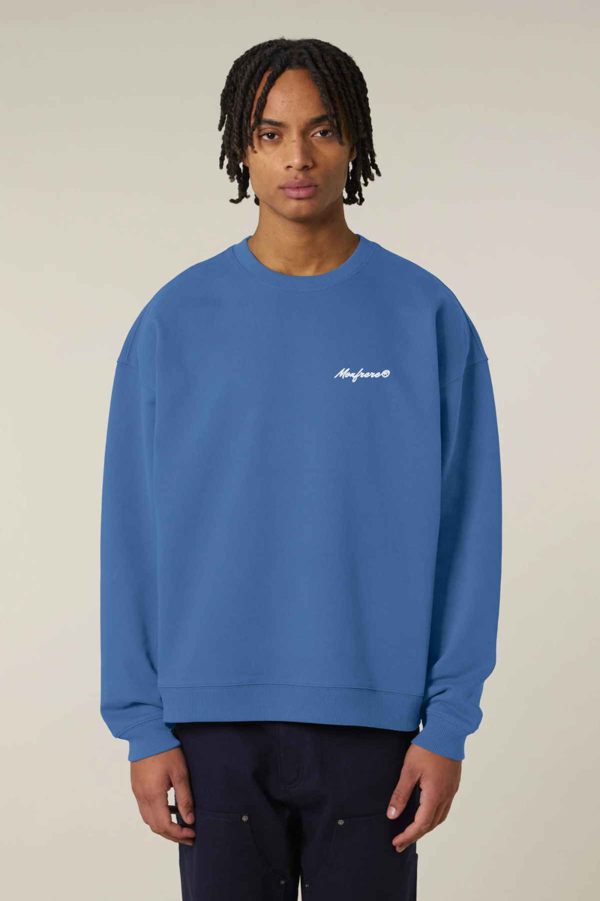 White Label Stick Oversize-Crewneck-Sweatshirt