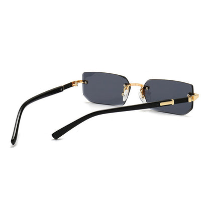 Vintage Gold Frame Sunglasses for Men - Gradient Lenses