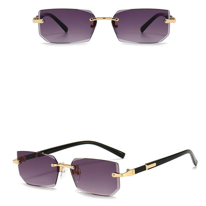 Vintage Gold Frame Sunglasses for Men - Gradient Lenses