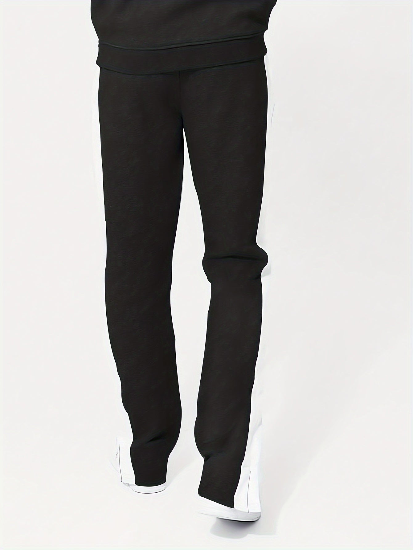Men's Leisure Joggers - Lightweight, Colorblock Design with Pockets