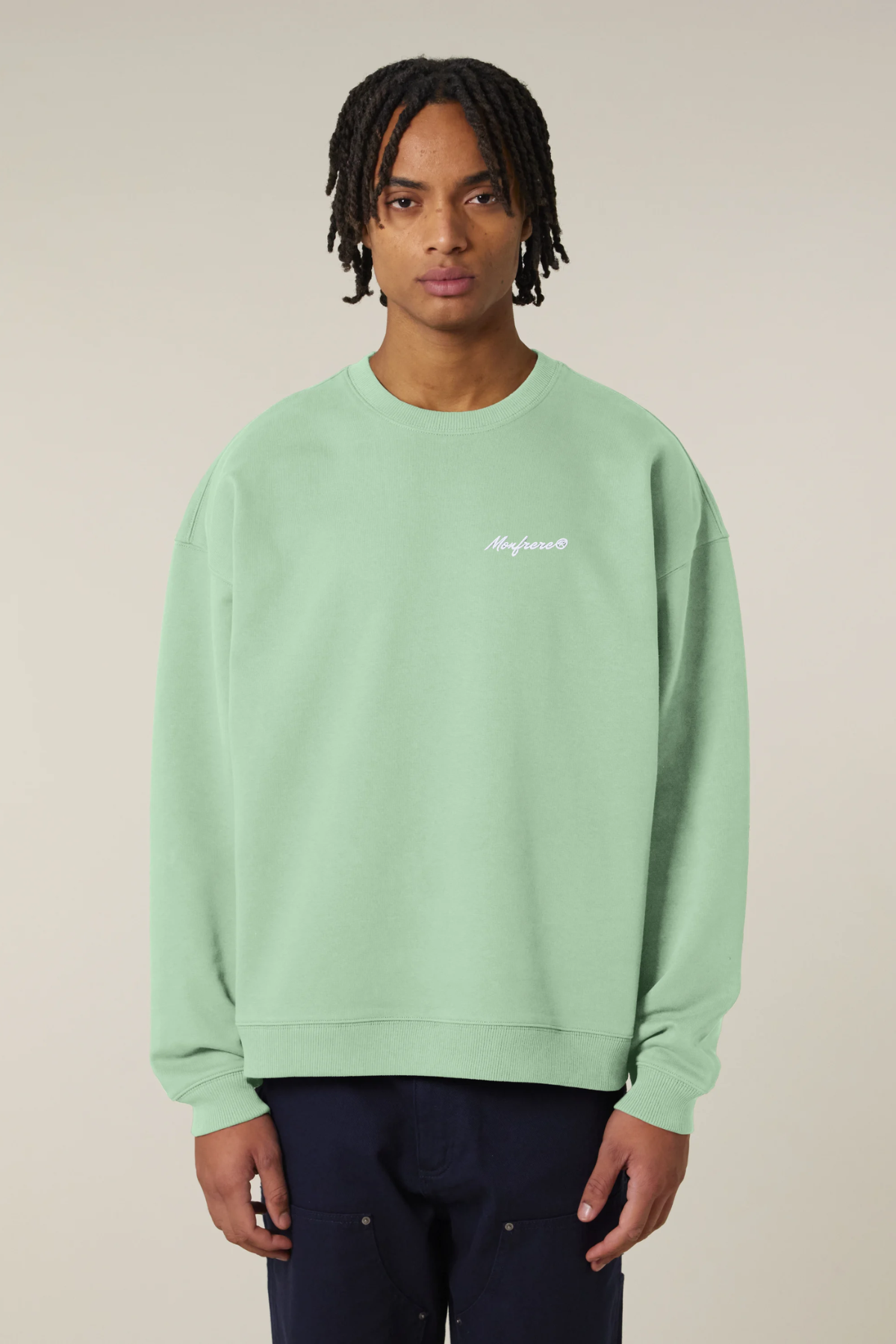 White Label Stick Oversize-Crewneck-Sweatshirt