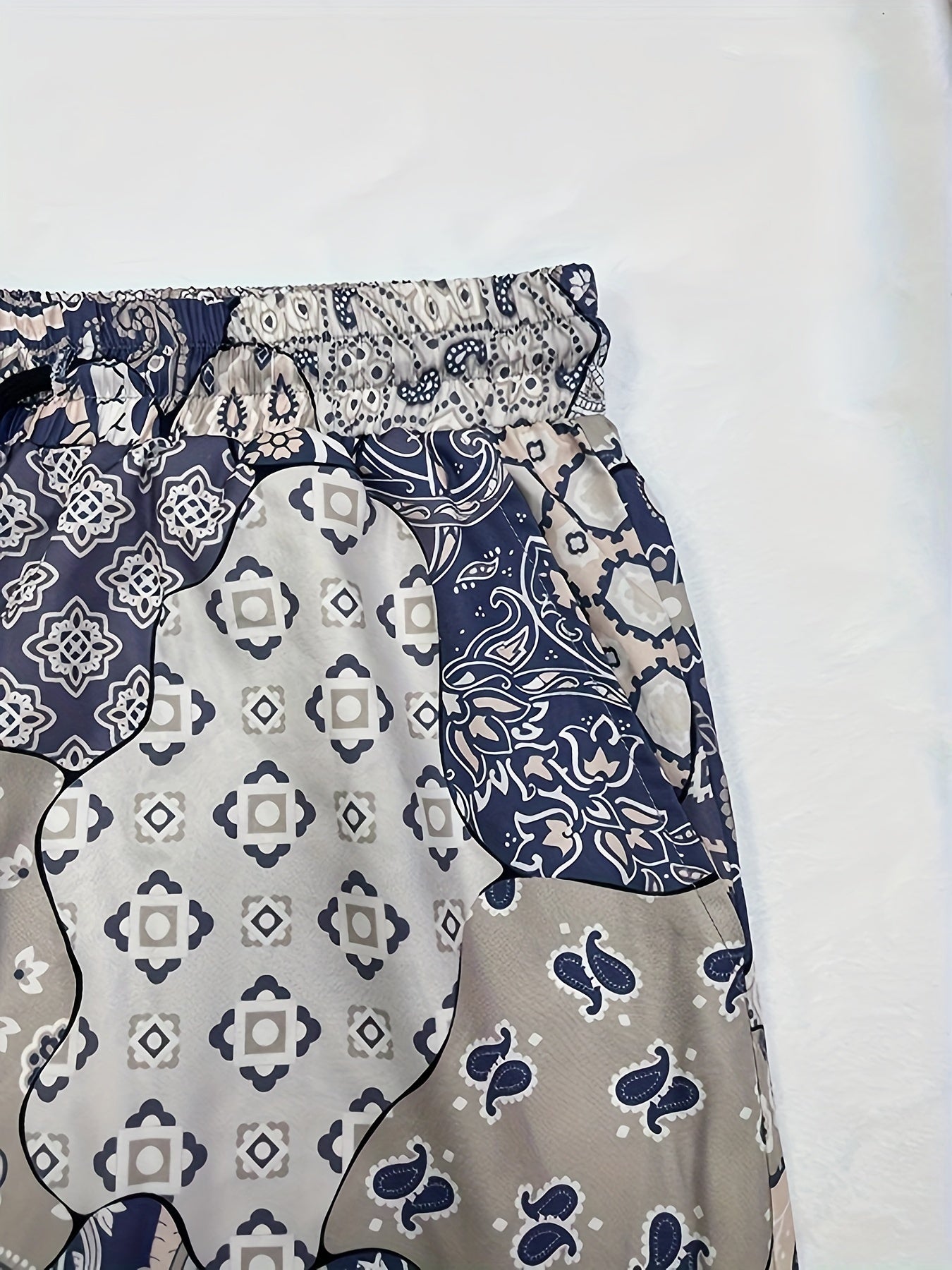 Vintage Geometric Shorts - Perfect for Summer Vacation