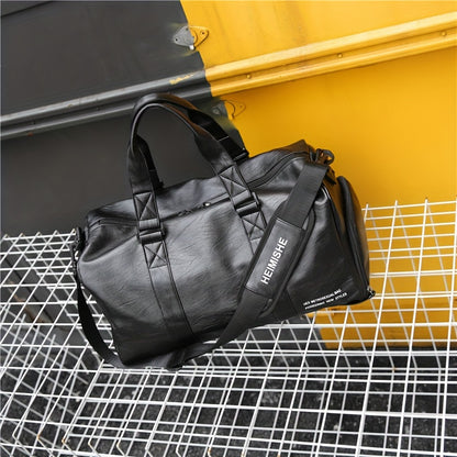 Vintage Style Duffel Bag - Lightweight & Water-Resistant for Travel and Sports