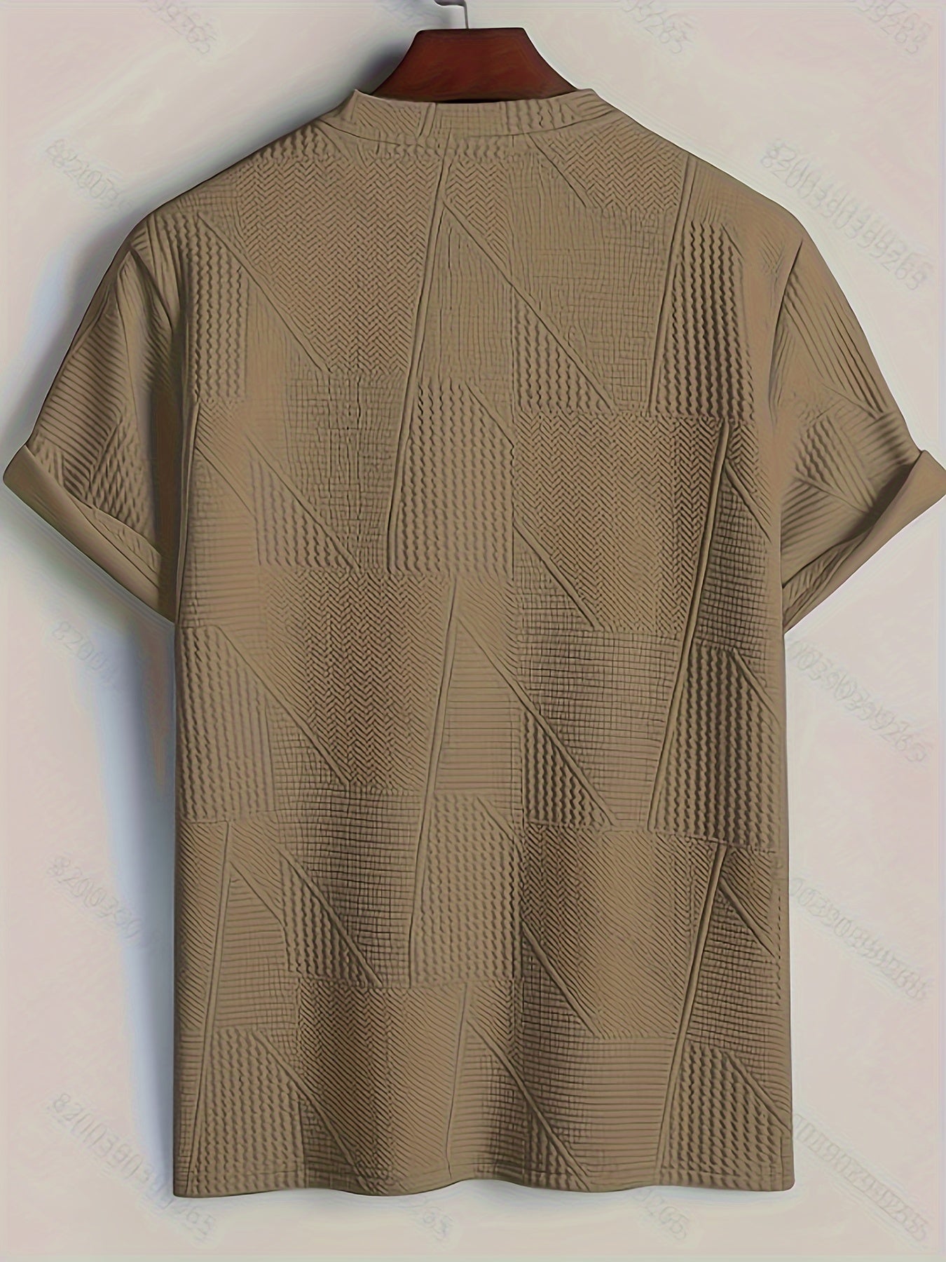 Men's Casual T-Shirt & Shorts Set - Comfortable, Stylish, Geometric Print - Summer Outdoor & Lounge Wear