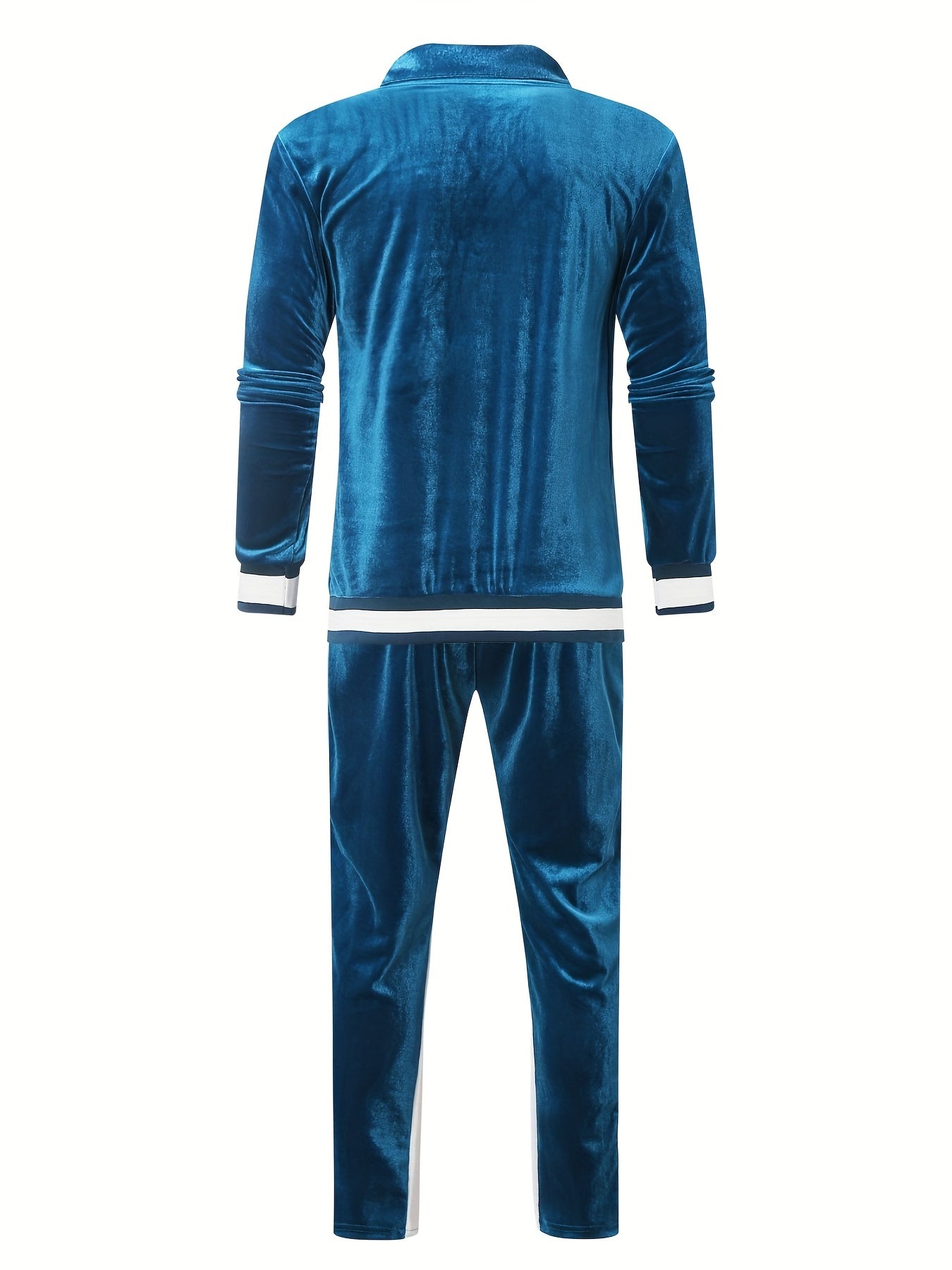 Premium Velvet Training Suit Set for Men - Luxurious and Versatile