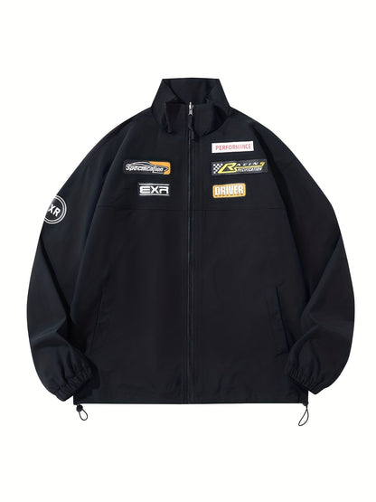 Men's Windbreaker Jacket | Racing Pattern | Spring/Autumn | Regular Fit