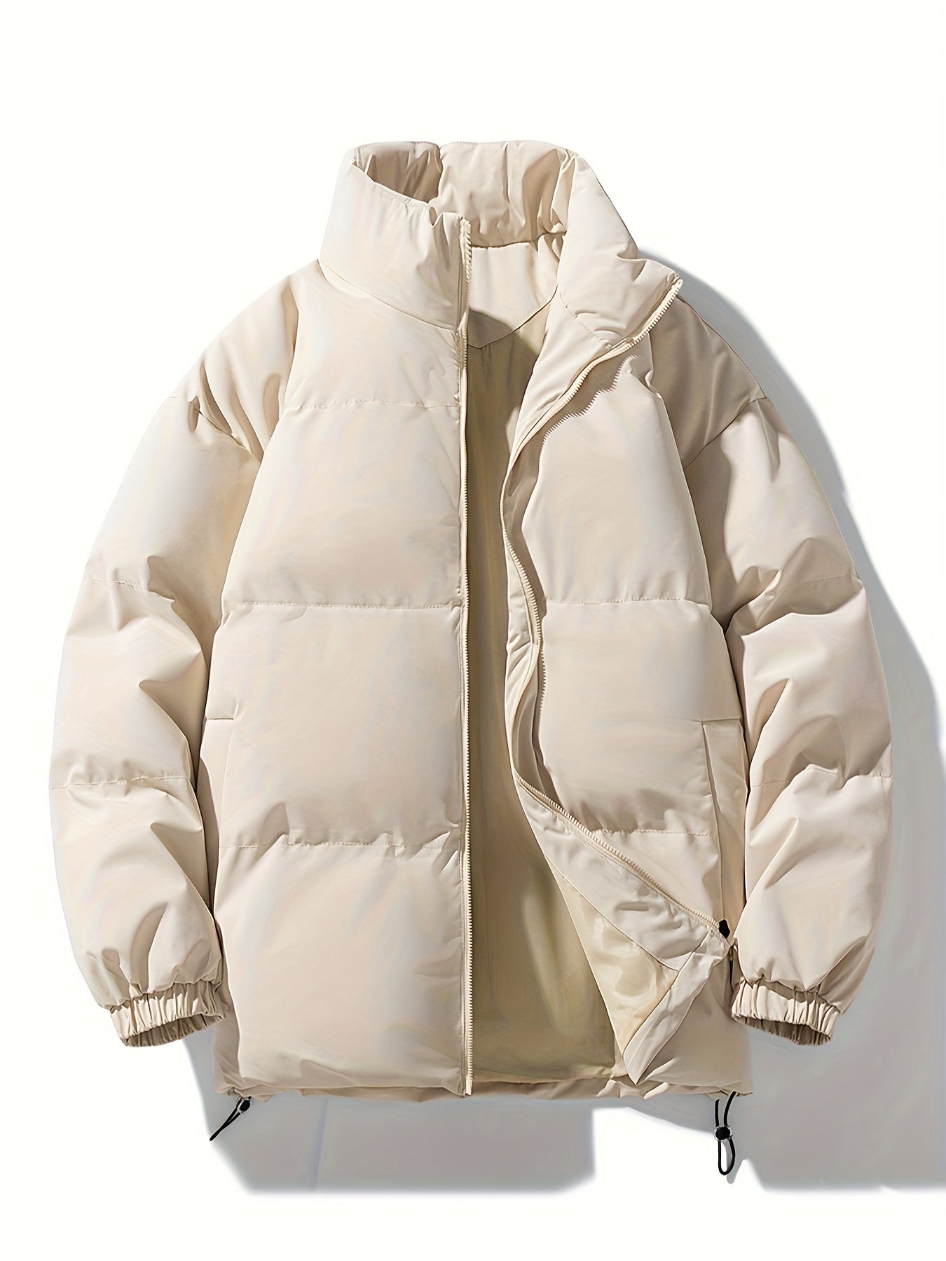 Men's Stylish Puffer Coat - Warm & Durable for Winter Outdoor Activities
