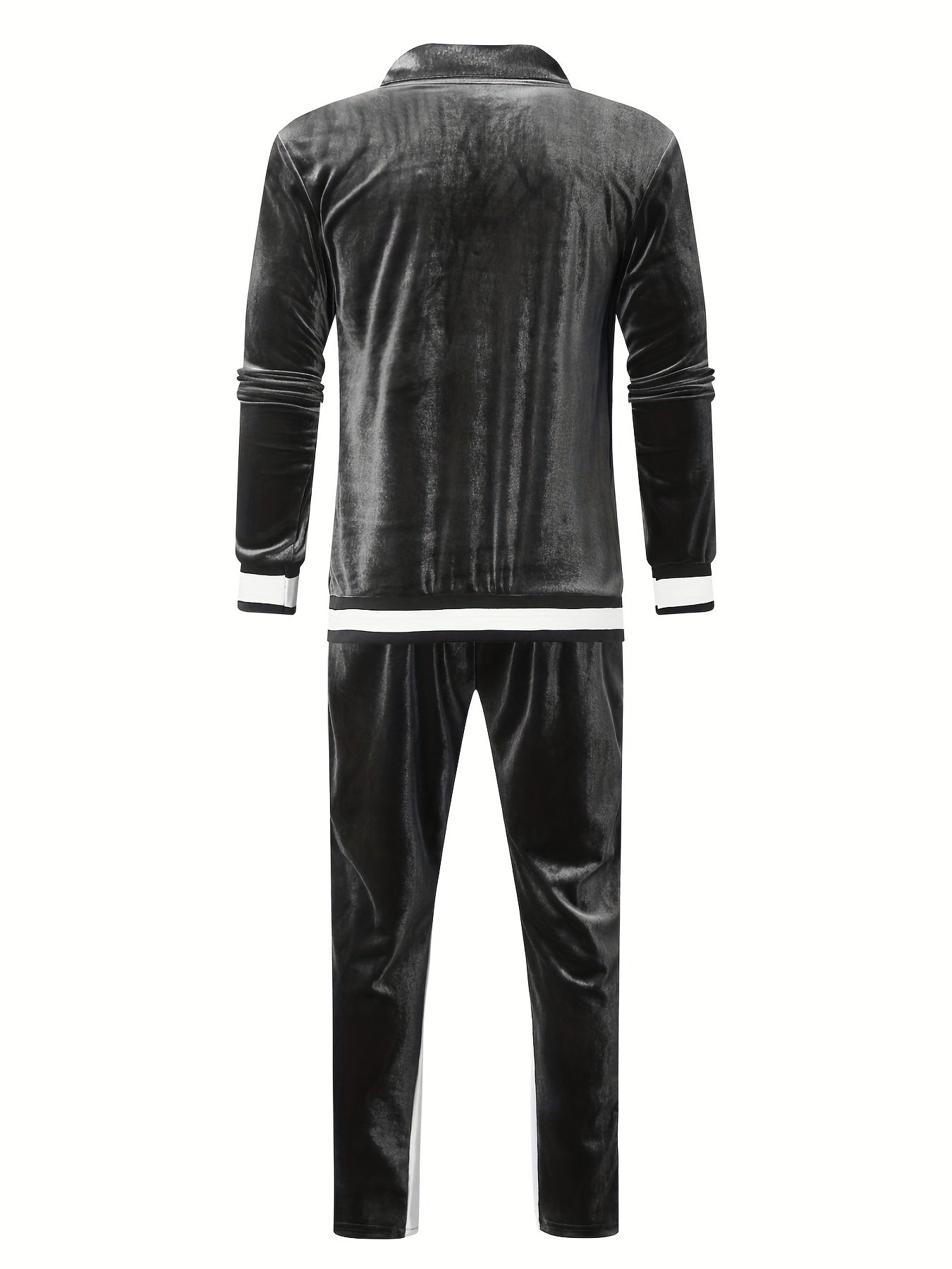 Premium Velvet Training Suit Set for Men - Luxurious and Versatile
