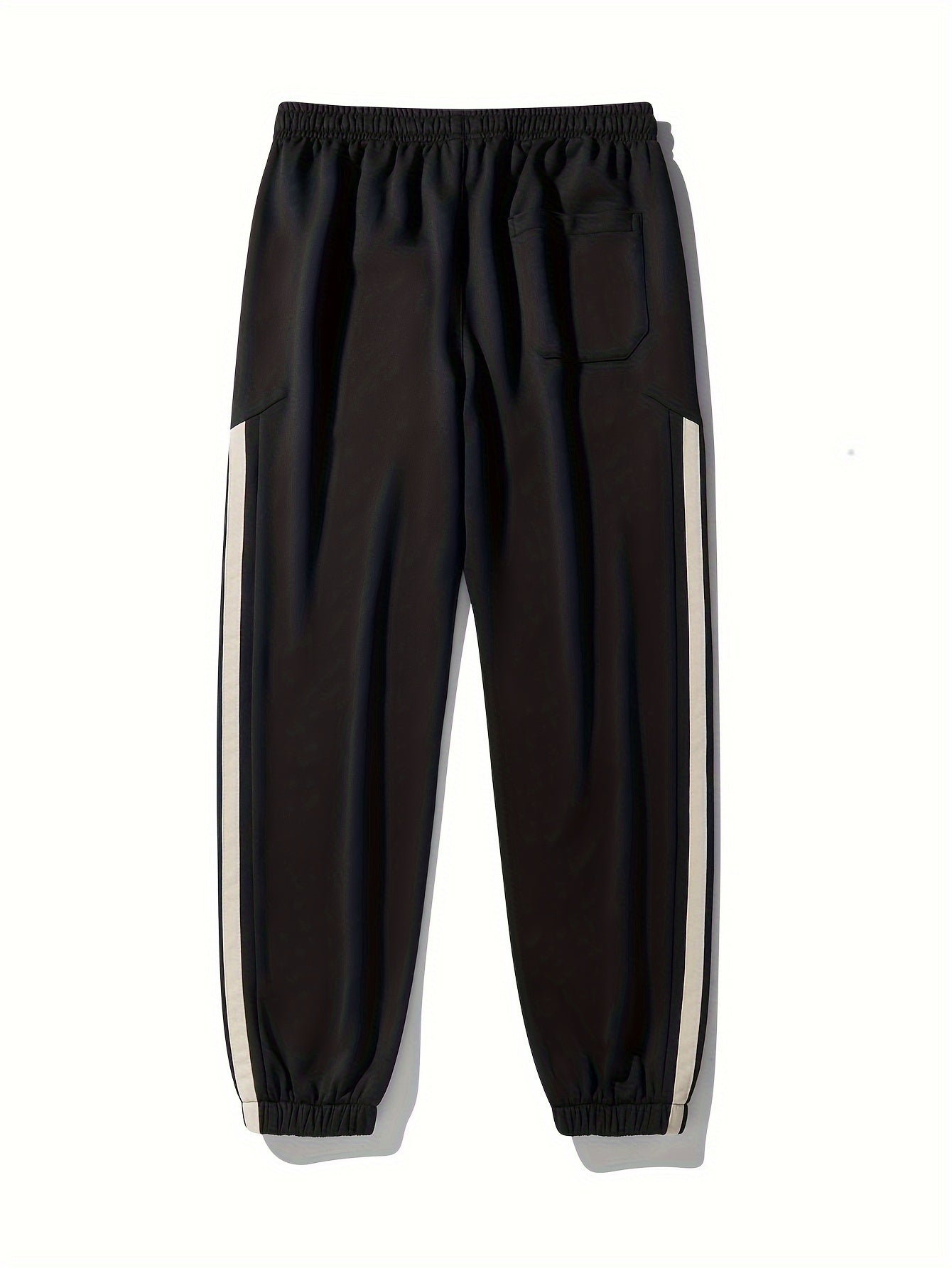 Men's Breathable Jogger with Stripes & Pockets - Versatile & Comfortable