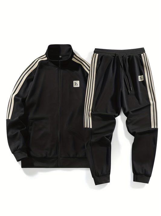 Men's Active Jacket and Jogger Set - Lightweight, Breathable, and Stylish