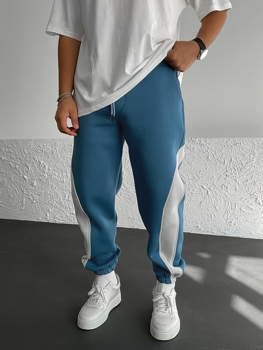 Color Block Jogger for Men - Lightweight, Easy Care Material