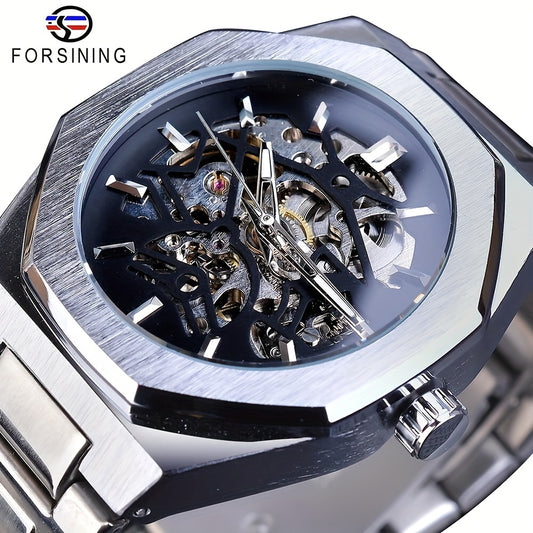 Forsining Men's Automatic Watch - Water Resistant, Sleek Design, Durable Materials