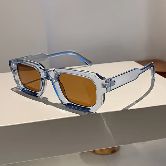 Vintage Square Frame Sunglasses - PC Lenses - Decorative Eyewear