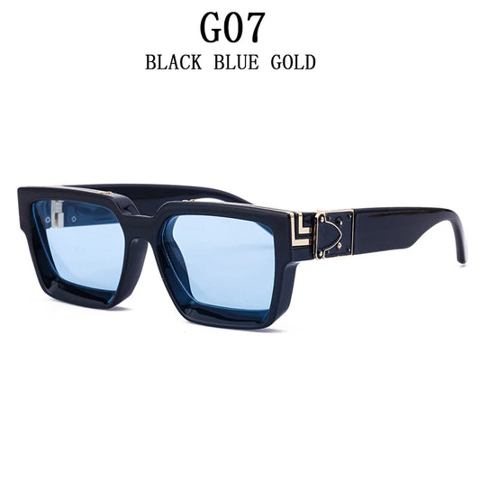 Square Oversized Millionaire Fashion Glasses Luxury Sunglasses For Men Vintage Sunglasses Women Sunglasses Gafas De Sol Lentes 
